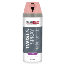 PLASTI-KOTE TWIST & SPRAY SATIN CAMEO PINK 22107 400ML