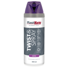 PLASTI-KOTE TWIST & SPRAY SATIN SUMPT/PURPLE 22116 400ML