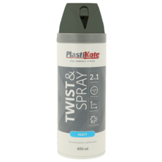 PLASTI-KOTE TWIST & SPRAY MATT BLUE STEEL (RAL7031) 400MLS