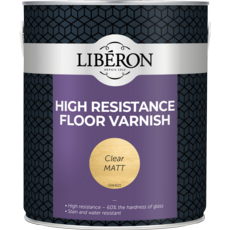 LIBERON HIGH RESISTANCE FLOOR VARNISH CLEAR MATT 2.5LT