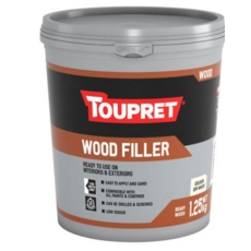TOUPRET WOOD FILLER OFF WHITE READY MIXED  1.25KG