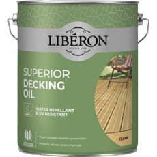 LIBERON DECKING OIL CLEAR 5LITRE