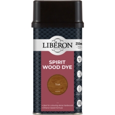 LIBERON SPIRIT WOOD DYE TEAK 250MLS