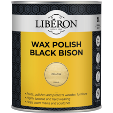 LIBERON BLACK BISON PASTE WAX NEUTRAL  500MLS