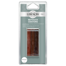 LIBERON RETOUCH CRAYONS MAHOGANY 3PACK