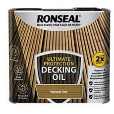 RONSEAL ULTIMATE DECKING OIL NATURAL OAK 2.5LITRE