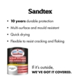 SANDTEX 10 YEAR MULTI SURFACE GLOSS BRILLIANT WHITE 2.5L