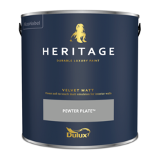 DULUX TRADE HERITAGE MATT PEWTER PLATE 2.5L