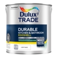 DULUX TRADE DURABLE KITCHEN & BATHROOM EGGSHELL LB 2.5litre