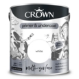CROWN MULTI SURFACE PRIMER UNDERCOAT WHITE 2.5LITRE