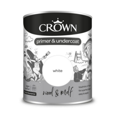 CROWN QD WOOD MDF PRIMER UNDERCOAT WHITE 750ML