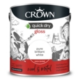 CROWN QUICK DRY GLOSS BRILLIANT WHITE 2.5L