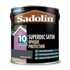 SADOLIN SUPERDEC ANTHRACITE 2.5LITRE