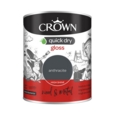 CROWN QUICK DRY GLOSS ANTHRACITE 750ML