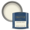 CROWN CRAFTED FLAT MATT EMU LSION COLLECTOR'S WHITE 125MLS