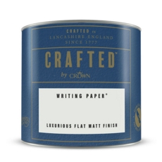 CROWN CRAFTED FLAT MATT EMULSION WRITING PAPER 125MLS
