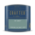 CROWN CRAFTED FLAT MATT EMULSION IVY GREY 125MLS