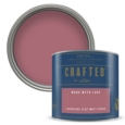 CROWN CRAFTED FLAT MATT EMULSION MADE WITH LOVE 125MLS