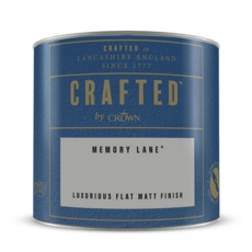 CROWN CRAFTED FLAT MATT EMULSION MEMORY LANE 125MLS