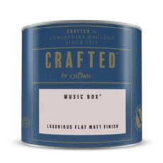 CROWN CRAFTED FLAT MATT EMULSION MUSIC BOX 125MLS