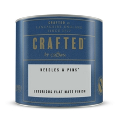 CROWN CRAFTED FLAT MATT EMULSION NEEDLES & PINS 125MLS