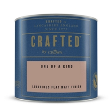 CROWN CRAFTED FLAT MATT EMULSION ONE OF A KIND 125MLS