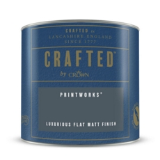 CROWN CRAFTED FLAT MATT EMULSION PRINTWORKS 125MLS