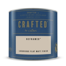 CROWN CRAFTED FLAT MATT EMULSION RUSTIC TWINE 125MLS