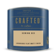 CROWN CRAFTED FLAT MATT EMULSION SEWING BEE 125MLS