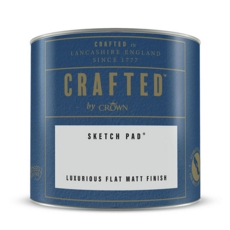 CROWN CRAFTED FLAT MATT EMULSION SKETCH PAD 125MLS