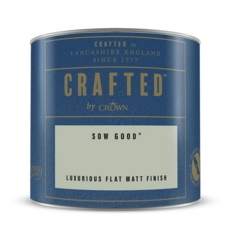 CROWN CRAFTED FLAT MATT EMULSION SOW GOOD 125MLS
