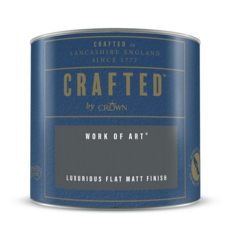 CROWN CRAFTED FLAT MATT EMULSION WORK OF ART 125MLS