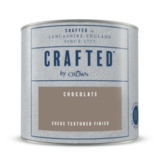 CROWN CRAFTED SUEDE EMULSION CHOCOLATE 125MLS