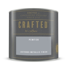 CROWN CRAFTED METALLIC EMULSION PEWTER 125MLS