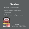 SANDTEX 10 YEAR MULTI SURFACE GLOSS SMOKEY GREY 750ML