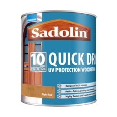SADOLIN 10 YEAR QUICK DRY WOODSTAIN LIGHT OAK 1L