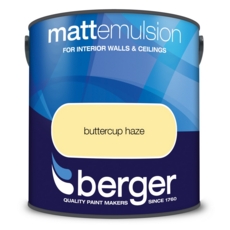 BERGER MATT EMULSION BUTTERCUP HAZE 2.5L