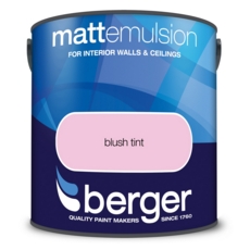 BERGER MATT EMULSION BLUSH TINT 2.5L