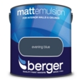 BERGER MATT EMULSION EVENING BLUE 2.5L