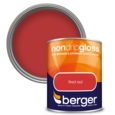 BERGER NON DRIP GLOSS FIRED RED 750ML