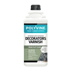 POLYVINE  DECORATORS DEAD FLAT VARNISH 4LTS