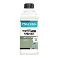 POLYVINE WAX FINISH DEAD FLAT CLEAR LITRE
