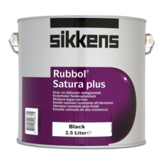 SIKKENS RUBBOL SATURA PLUS BLACK 2.5LITRE
