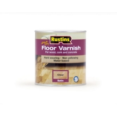 RUSTINS ACRYLIC FLOOR VARNISH SATIN LITRE