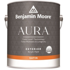 BENJAMIN MOORE AURA EXTERIOR SATIN COLOUR (B1) 3.78L