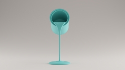 Eggshell finish