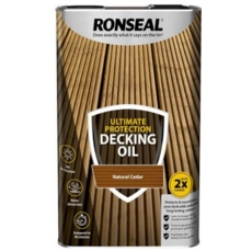RONSEAL ULTIMATE DECKING OIL NATURAL CEDAR 5LITRE