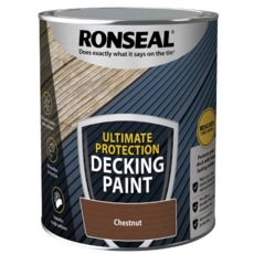 RONSEAL ULTIMATE PROTECTION DECKING PAINT CHESTNUT 2.5L