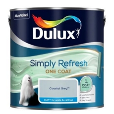 DULUX SIMPLY REFRESH ONE COAT MATT COASTAL GREY 2.5L