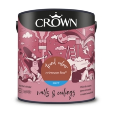 CROWN MATT EMULSION CRIMSON FOX 2.5L